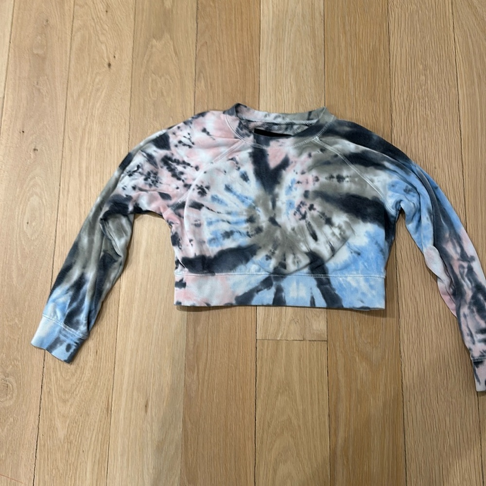 Katie J NYC TWEEN DYLAN CREW SWEATSHIRT- tie dye - xl